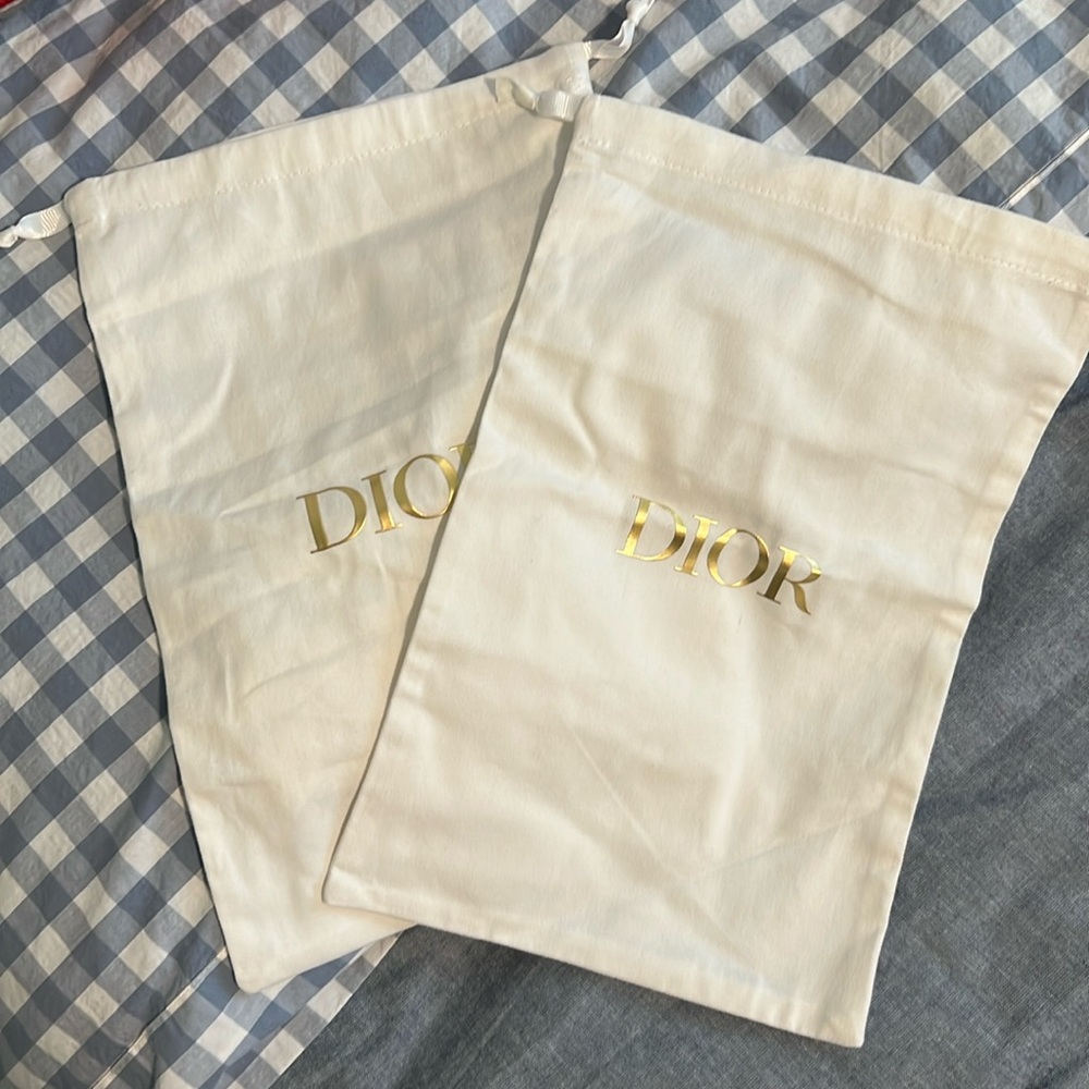 Dior shoe bags 2ct